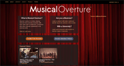 Desktop Screenshot of musicaloverture.com